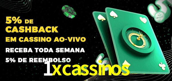 Promoções do cassino ao Vivo 1xcassinos